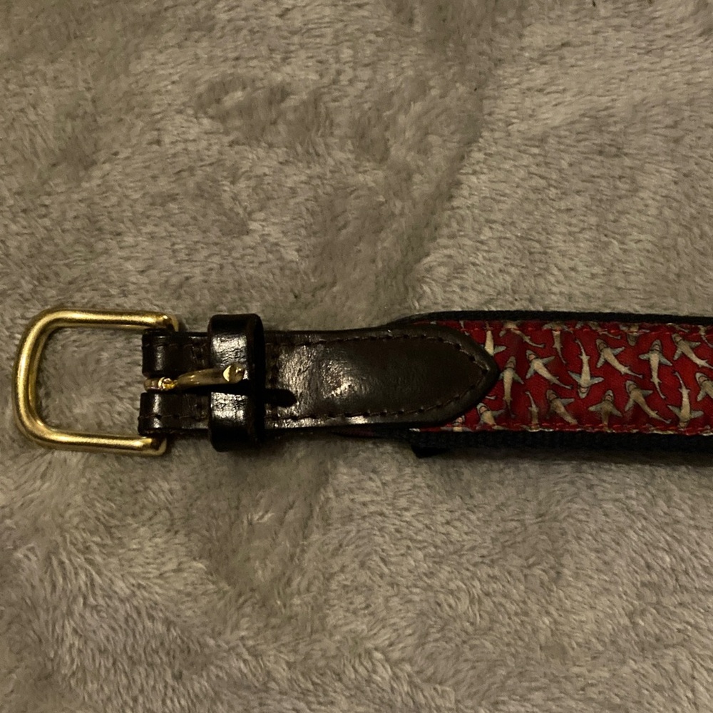 Vineyard vines shark belt size 28